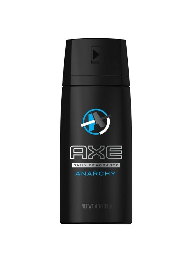 Body Spray for Men Anarchy 4 oz (Pack of 3)