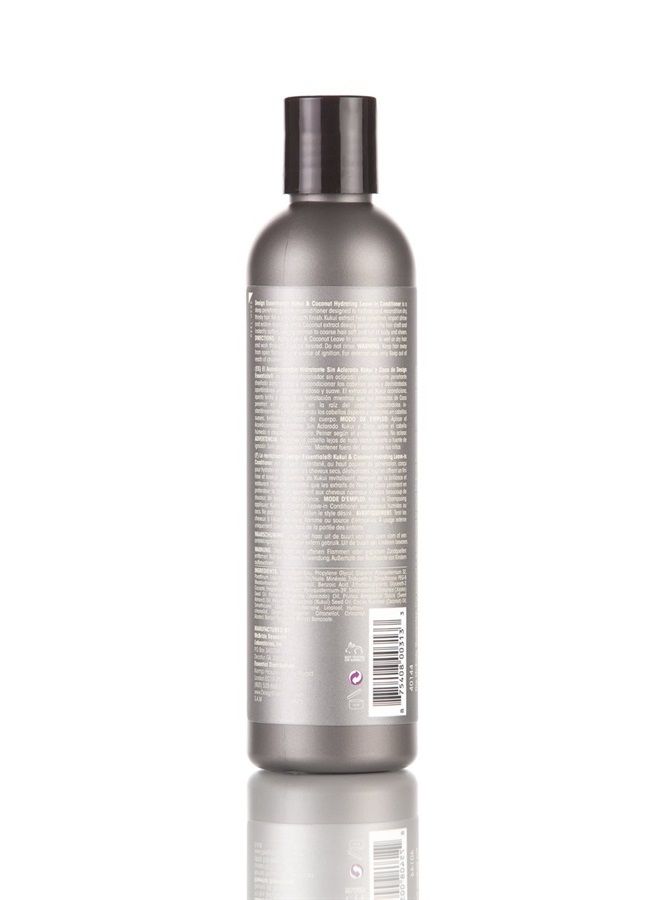 Natural Kukui & Coconut Hydrating Leave-In Conditioner For Relaxed And Natural Hair - 8 Oz