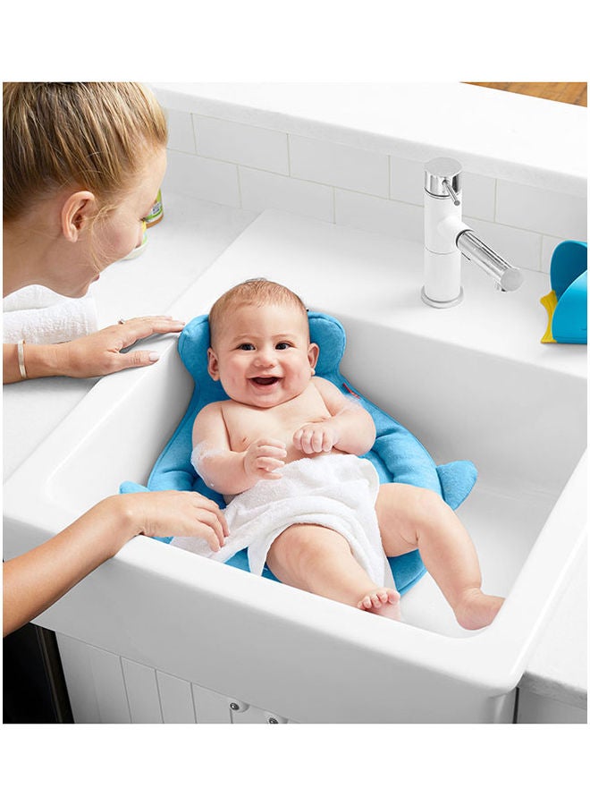 Baby Bath Tub, Newborn Softspot Sink Bather, Moby - Blue