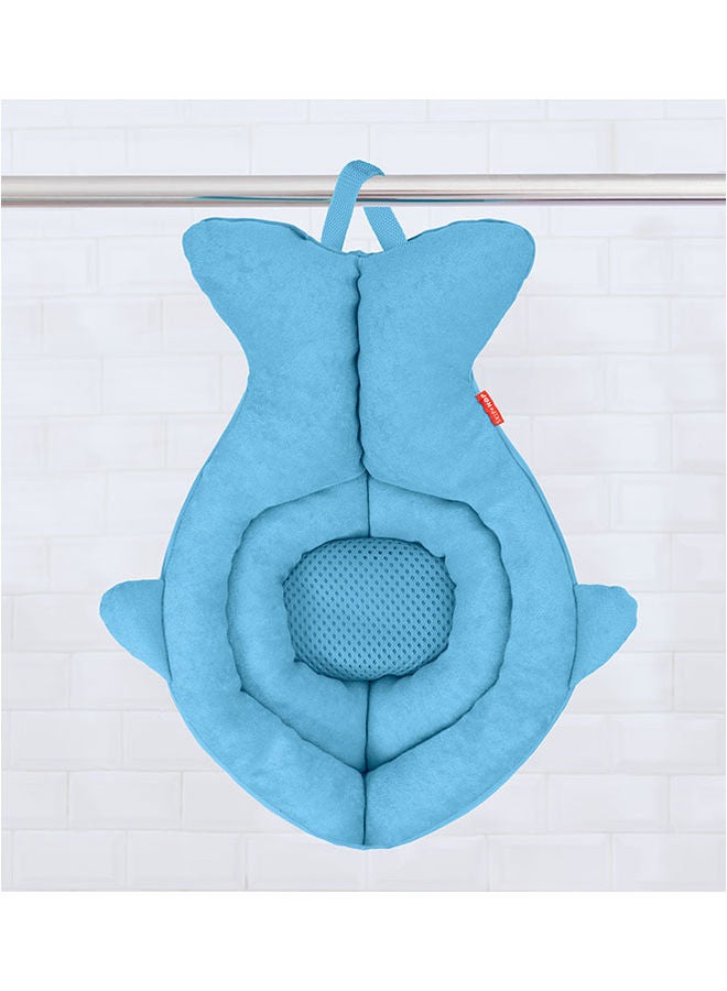 Baby Bath Tub, Newborn Softspot Sink Bather, Moby - Blue