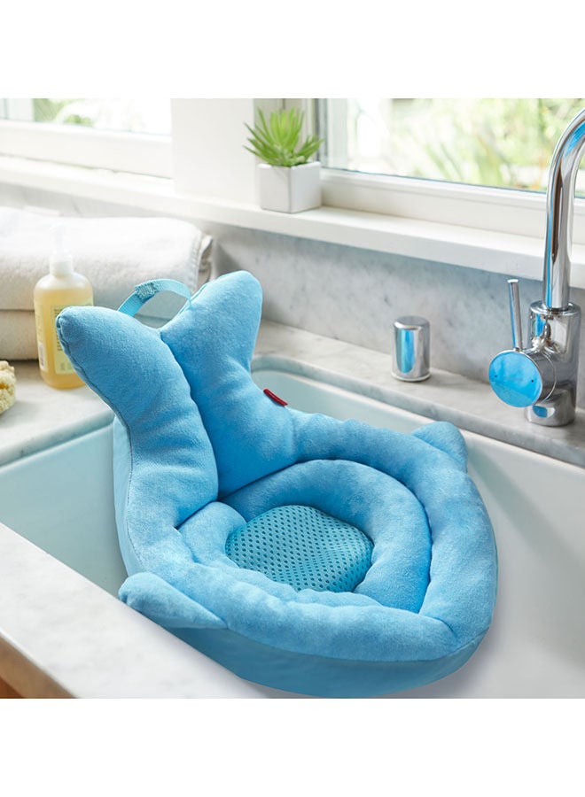Baby Bath Tub, Newborn Softspot Sink Bather, Moby - Blue