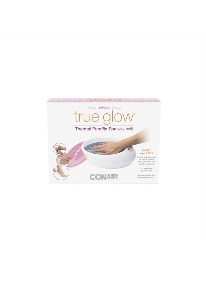 True Glow by Conair Thermal Paraffin Spa 1lb. Wax Refill (Aloe Vera)