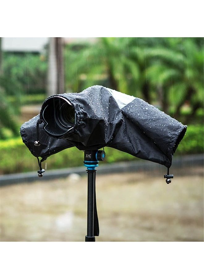 DSLR Mirrorless Camera Rain Cover Sleeve Raincoat Dust Proof Protector for Sony A7R V A7IV III II A7C A7RIV A7RIII A7SIII Nikon Z7 Z6II Z5 Z50 D850 D810 D780 D7500 D7200 D5600 Coolpix P950 P1000 P900