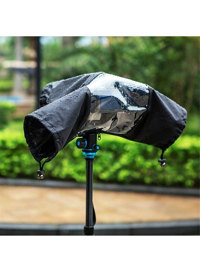 DSLR Mirrorless Camera Rain Cover Sleeve Raincoat Dust Proof Protector for Sony A7R V A7IV III II A7C A7RIV A7RIII A7SIII Nikon Z7 Z6II Z5 Z50 D850 D810 D780 D7500 D7200 D5600 Coolpix P950 P1000 P900