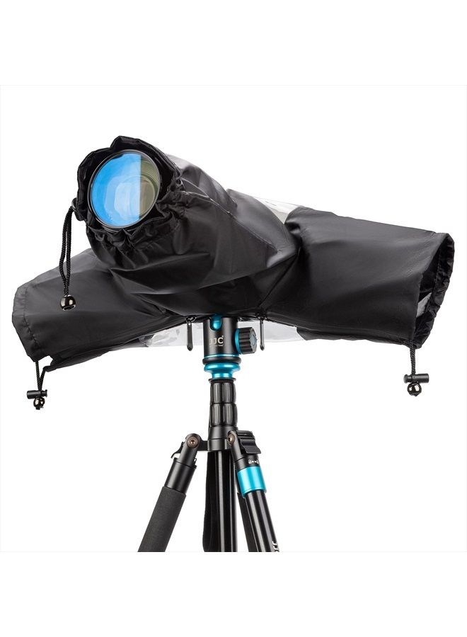 DSLR Mirrorless Camera Rain Cover Sleeve Raincoat Dust Proof Protector for Sony A7R V A7IV III II A7C A7RIV A7RIII A7SIII Nikon Z7 Z6II Z5 Z50 D850 D810 D780 D7500 D7200 D5600 Coolpix P950 P1000 P900