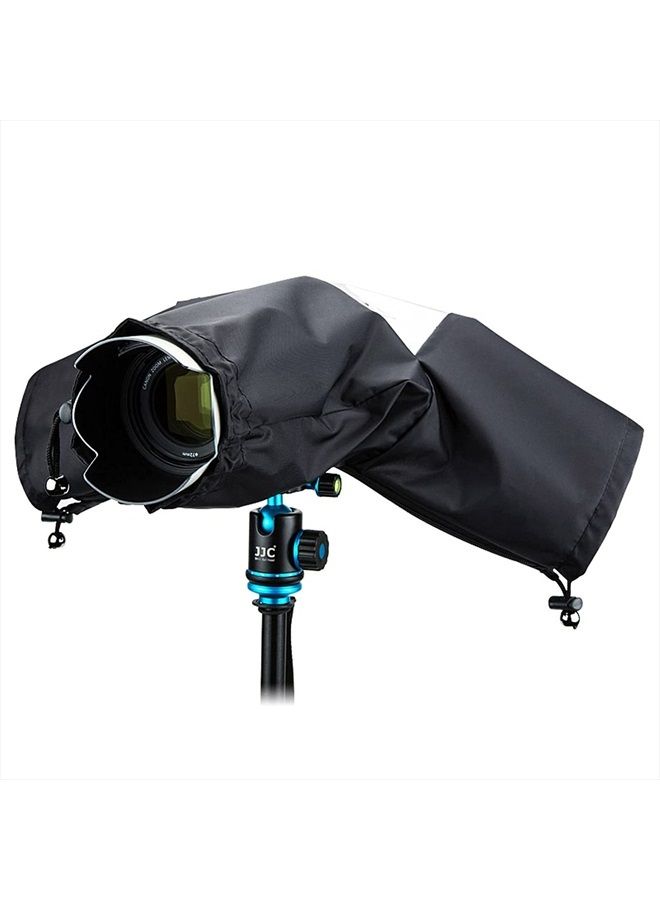DSLR Mirrorless Camera Rain Cover Sleeve Raincoat Dust Proof Protector for Sony A7R V A7IV III II A7C A7RIV A7RIII A7SIII Nikon Z7 Z6II Z5 Z50 D850 D810 D780 D7500 D7200 D5600 Coolpix P950 P1000 P900