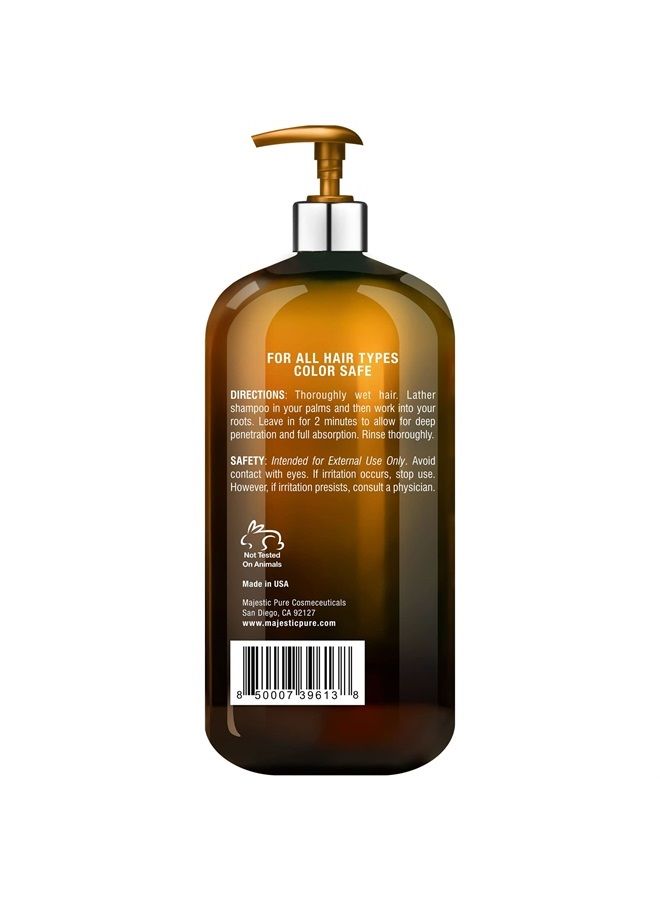 Apple Cider Vinegar Shampoo - Restores Shine & Reduces Itchy Scalp, Dandruff & Frizz - Sulfate Free, for All Hair Types, Men and Women - 16 fl oz