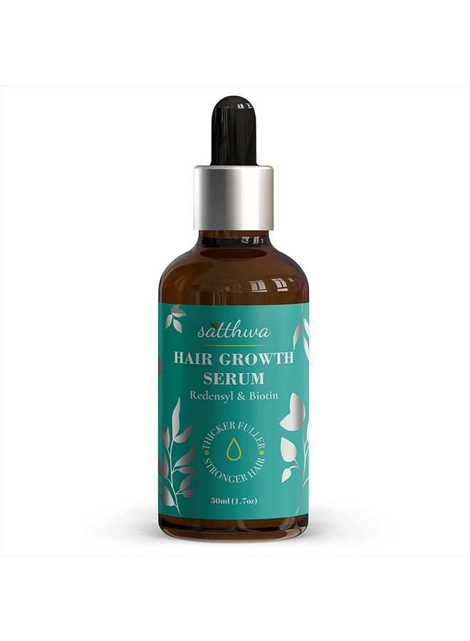 Hair Serum With Redensyl & Biotin - Thicker & Fuller For Hair Fall Control For Men & Women, 50ml (1.7oz)