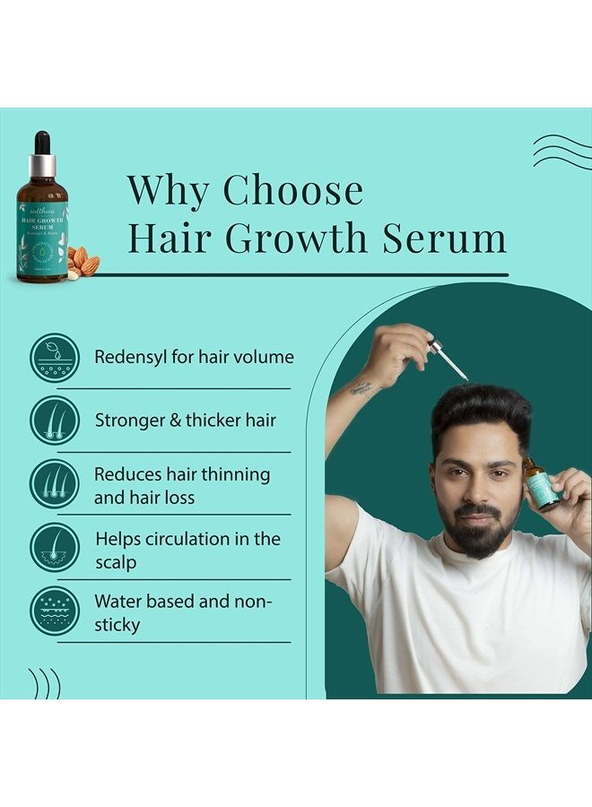 Hair Serum With Redensyl & Biotin - Thicker & Fuller For Hair Fall Control For Men & Women, 50ml (1.7oz)