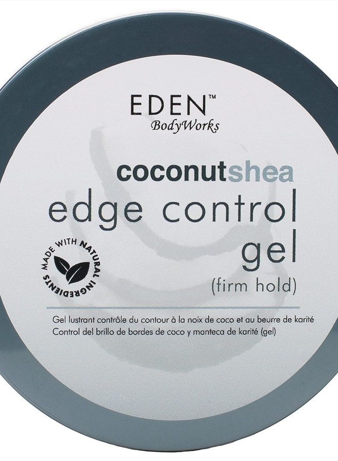 Coconut Shea Control Edge Glaze | 6 oz | Firm Hold, No Build Up, Moisturize, Add Shine - Packaging May Vary