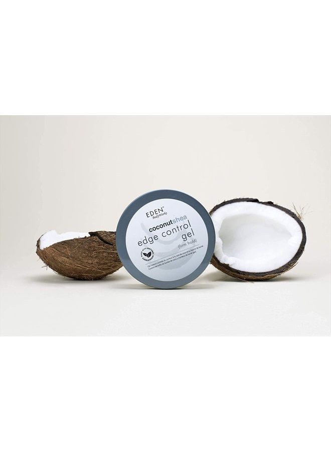 Coconut Shea Control Edge Glaze | 6 oz | Firm Hold, No Build Up, Moisturize, Add Shine - Packaging May Vary