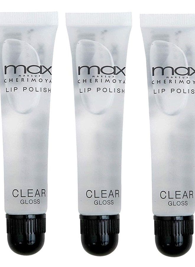 MAX Makeup Clear Lip Polish bulk (3 Pieces)