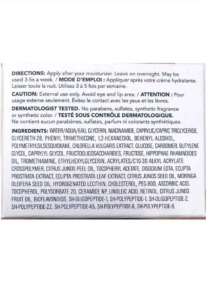 Yuzu Vitamin C Sleep Face Mask Skin Care Retinol Niacinamide Face Moisturizer Brightening Sleeping Overnight Mask Facial Masks for Women, Korean beauty, Vegan Smooth Skin and Reduce Wrin