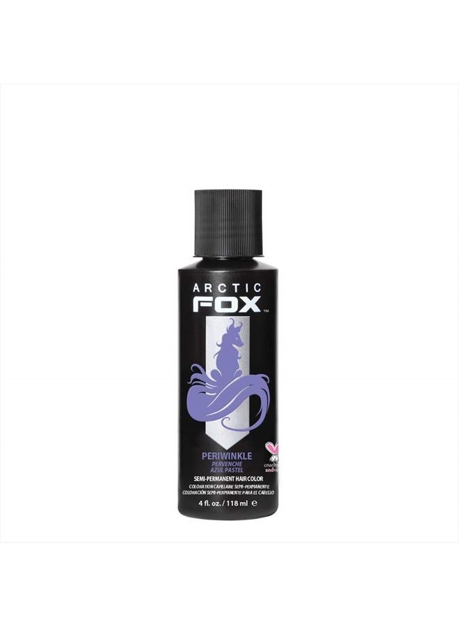Vegan and Cruelty-Free Semi-Permanent Hair Color Dye (4 Fl Oz, PERIWINKLE)