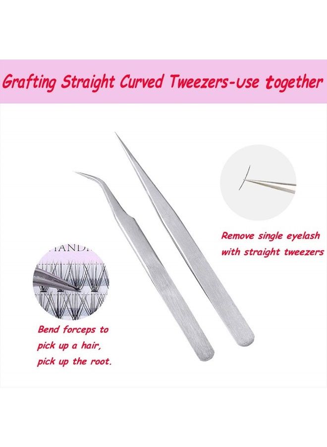 22PCS Eyelash Grafting Set Eyelash Extension For Starter Use Grafting Set Eyelashes，Lash Starter Kit, Eyelashes Extension Practice