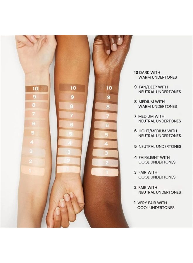 Perfect Complexion Under Eye Concealer and Serum, Korean Makeup, Hydrating Under Eye Serum Concealer Stick for Dark Circles and Puffiness, Peptide Serum with Medium Coverage