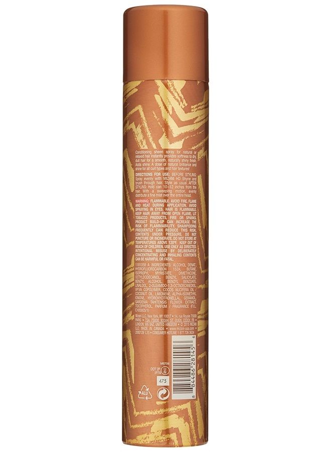 Mizani Hd Shine Lightweight Hairspray, 9 oz