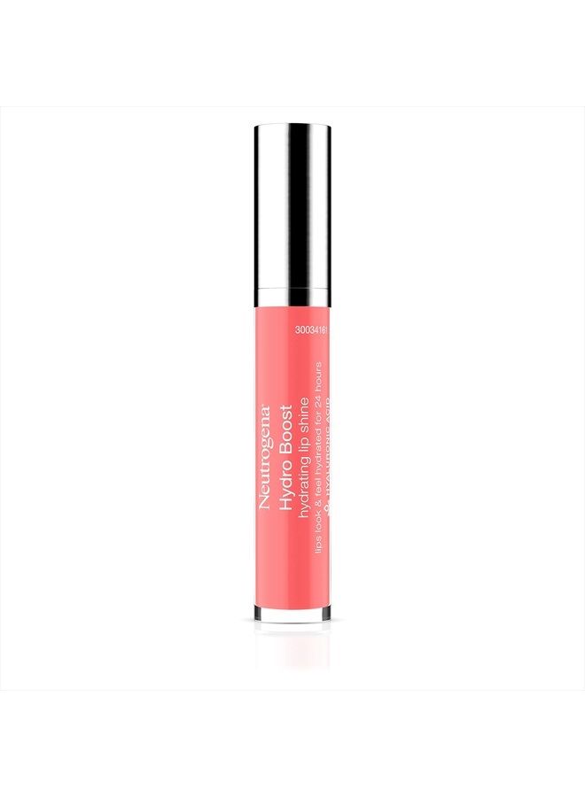 Hydro Boost Hydrating Lip Shine, 30 Flushed Coral Color 0.10 Oz