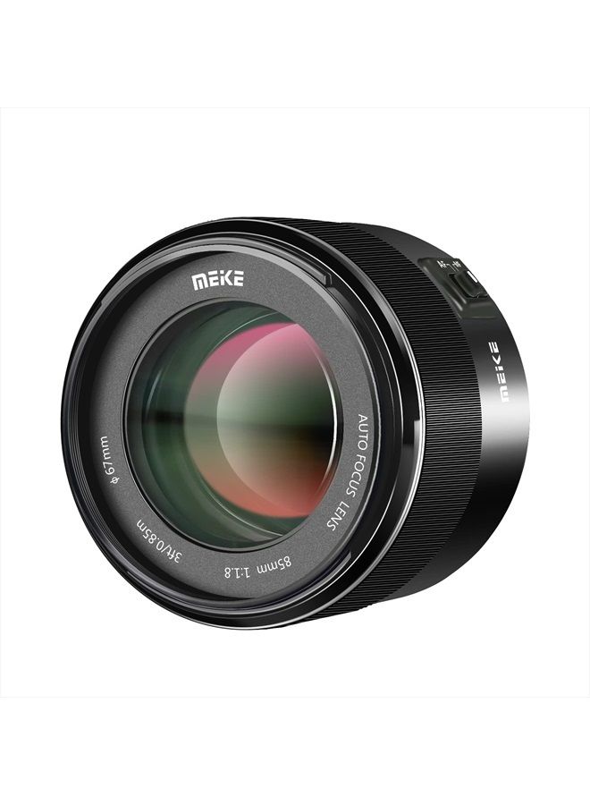 Meike 85mm F1.8 Full Frame Auto Focus Medium-Telephone Portrait Lens Compatible with Canon EOS EF Mount Digital SLR Cameras 5D Mark IV 6D Mark II