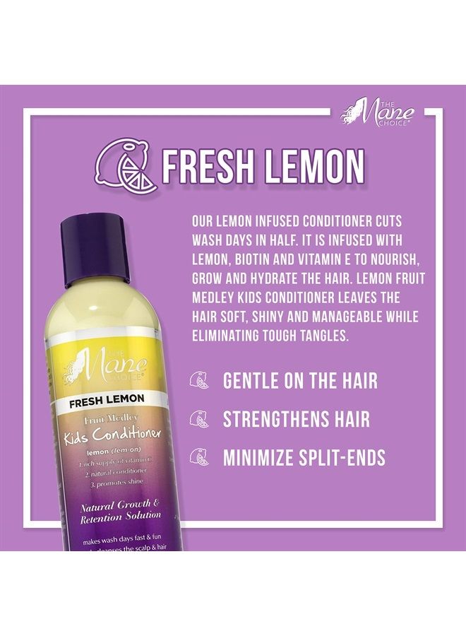 Fresh Lemon Fruit Medley Kids Conditioner, 8 Ounce