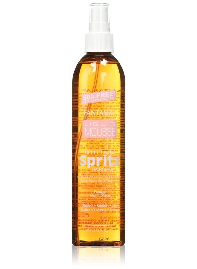 Liquid Mousse Spritz Spray, 12 Fl Oz (Pack of 1)