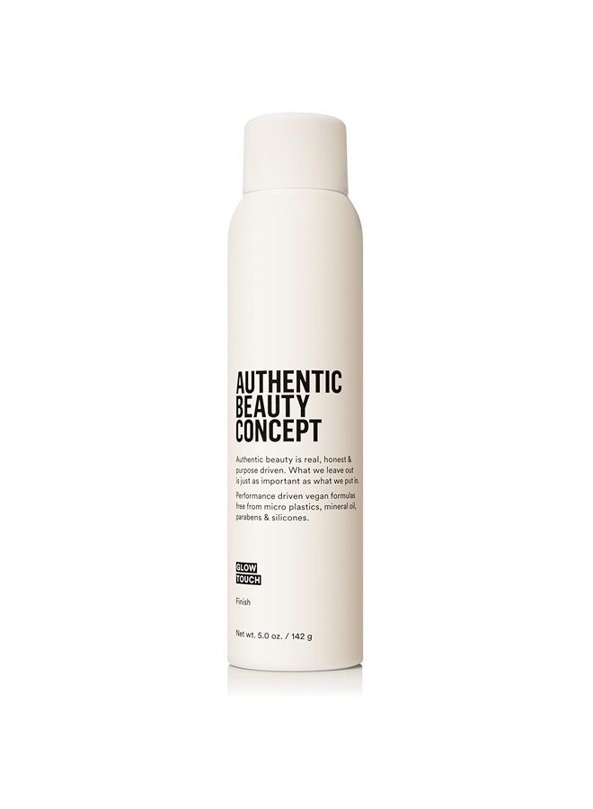Glow Touch, Shine spray, All Hair Types, Shiny Smooth Finish, Vegan & Cruelty-free, Silicone-free, 5 oz.