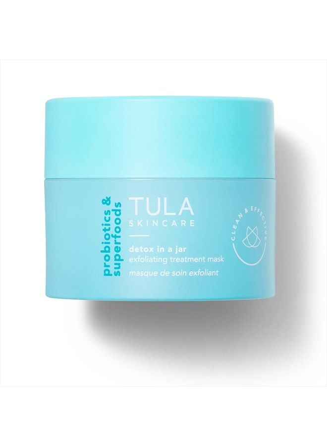 Skin Care Detox in a Jar Exfoliating Treatment Mask with Hydrating Vitamin E, Soybean Oil and Bentonite Clay | 1.7 oz.