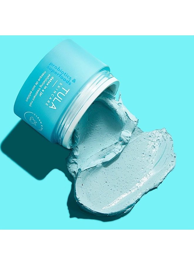 Skin Care Detox in a Jar Exfoliating Treatment Mask with Hydrating Vitamin E, Soybean Oil and Bentonite Clay | 1.7 oz.