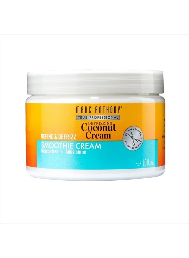 Defrizzing Coconut Cream Curls Define & Defrizz Smoothie Cream, 9.97 Ounces
