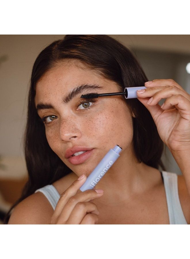 Florence by Mills Built to Lash Vegan Mascara | Lengthening Mascara | Lush + Natural Lashes | 2+ Coats | Vegan & Cruelty-Free