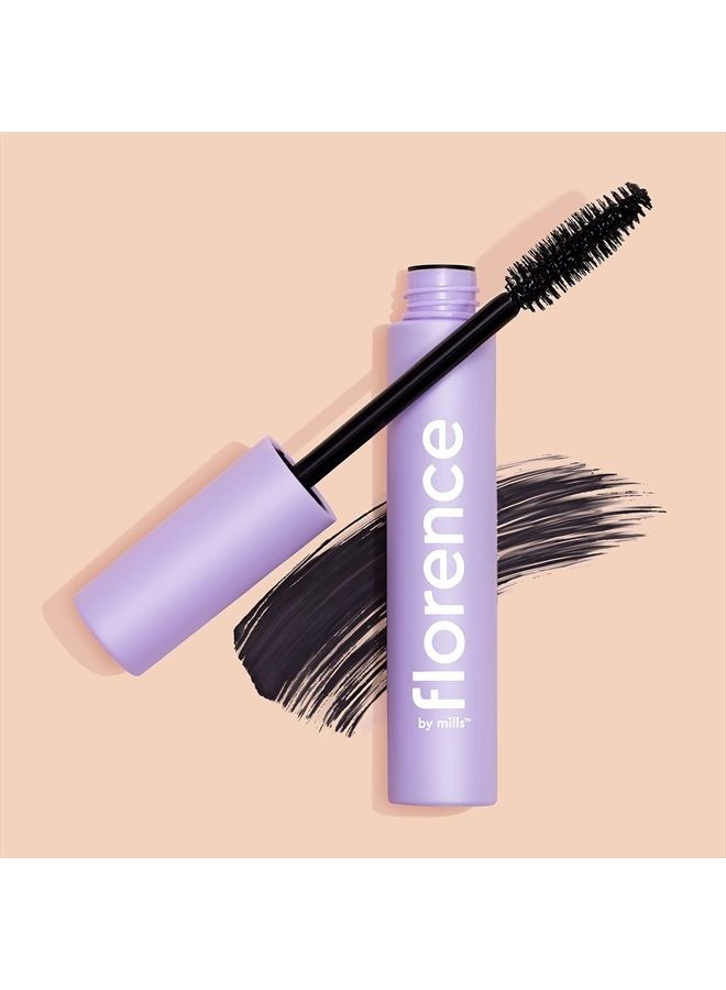 Florence by Mills Built to Lash Vegan Mascara | Lengthening Mascara | Lush + Natural Lashes | 2+ Coats | Vegan & Cruelty-Free