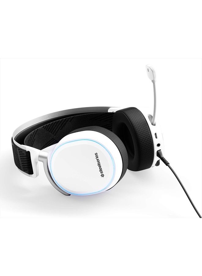 Arctis Pro + GameDAC Wired Gaming Headset - Certified Hi-Res Audio - Dedicated DAC and Amp - for PS5/PS4 and PC - White
