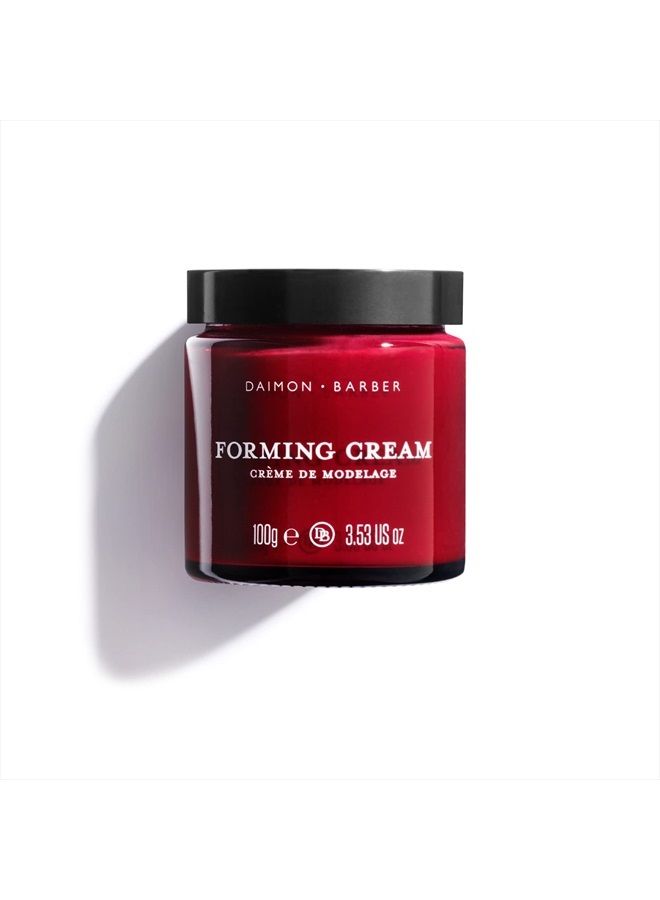 Forming Cream Hair Pomade - Medium Hold Hair Shaping Matte Finish Nourishes, Strengthens, Cleans, Hydrates Scalp Vitamin E 3.53 Oz