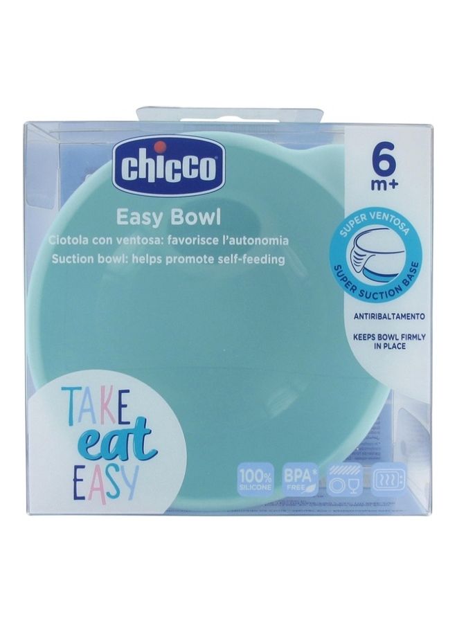 Easy Bowl Silicone 6M+, Light Blue