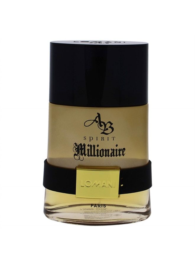 Ab Spirit Millionaire By Lomani for Men - 6.6 Fl. Oz Edt Spray, Brown