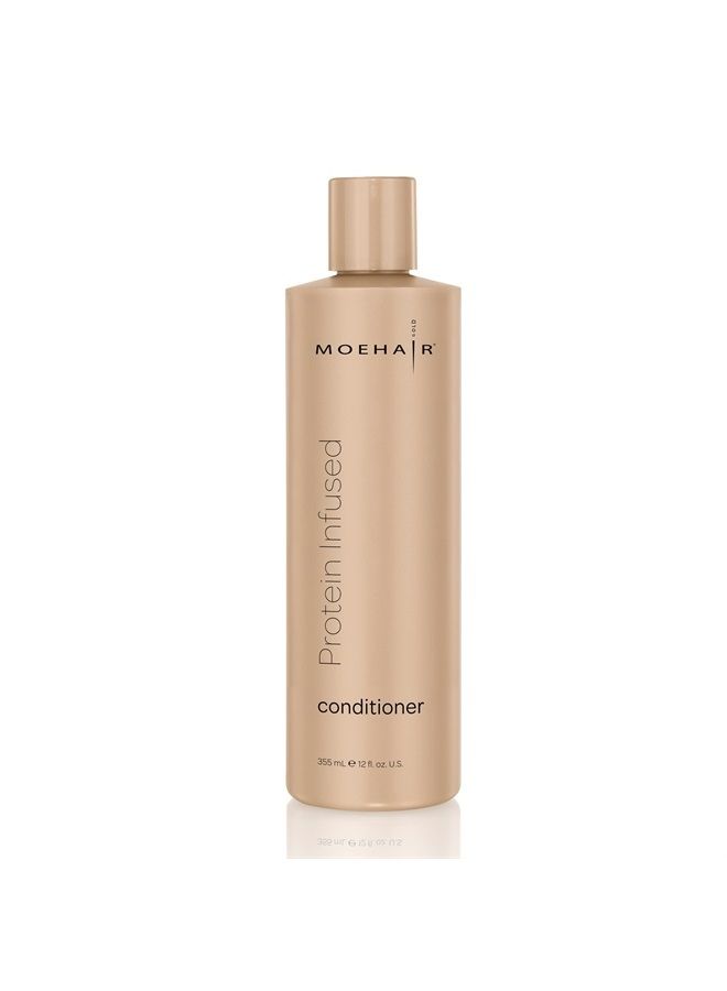 Protein Infused Conditioner (12 Fl oz), Reduces Frizz and Dullness, Prevents Breakage and Damage, Smoothens Split Ends, Increases Hydration, Adds Shine and Luster