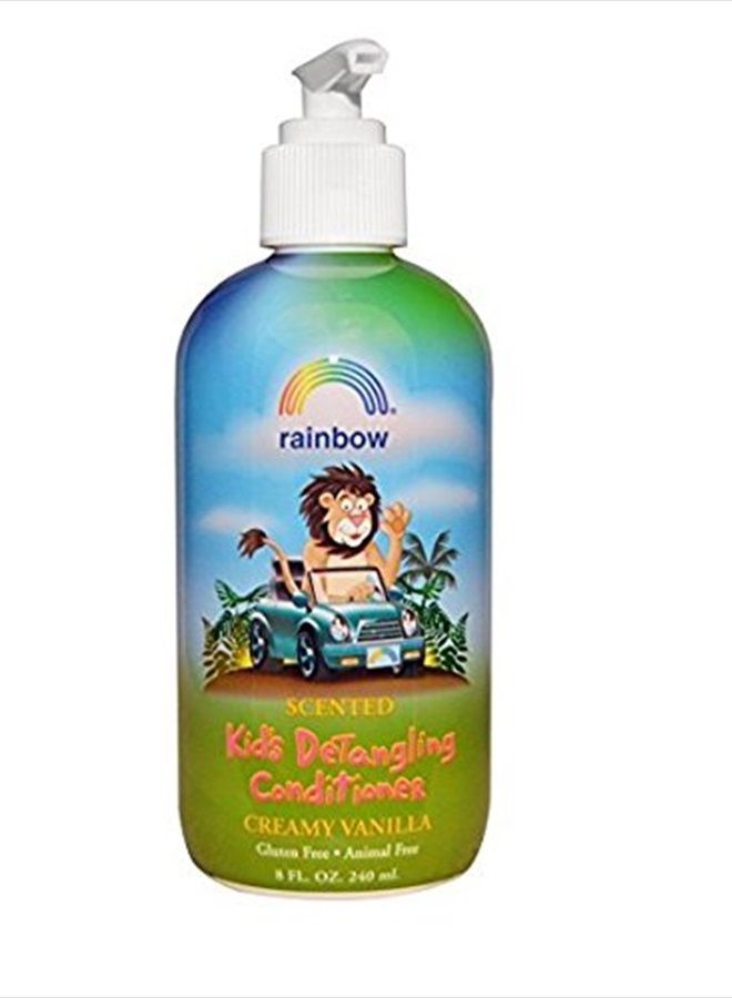 Organic Herbal Detangling Conditioner for Kids, Creamy Vanilla, 8 Fluid Ounce