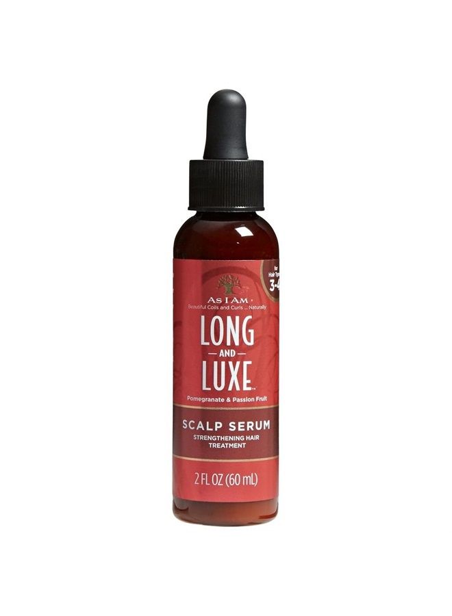 Long and Luxe Scalp Serum - 2 Ounce - Strengthening Nano Treatment - Enriched with Biotin, Aloe Vera, and Saw Palmetto