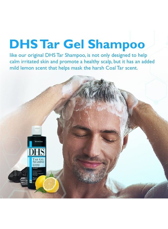 Person & Covey, Inc T Gel Shampoo - Anti Dandruff Shampoo, Mildly Scented Psoriasis Shampoo - Refined Coal Tar Shampoo Gel Formula, Scalp Psoriasis Shampoo, Deep Cleansing Rich Lather - 8 Fl. Oz.