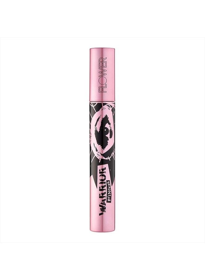 Warrior Princess Mascara | Clump Free Volume, Extra Length & Definition | Vegan (Royal Black) (Pack of 1)