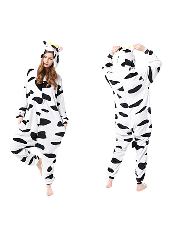 Cow Design Onesies White/Black