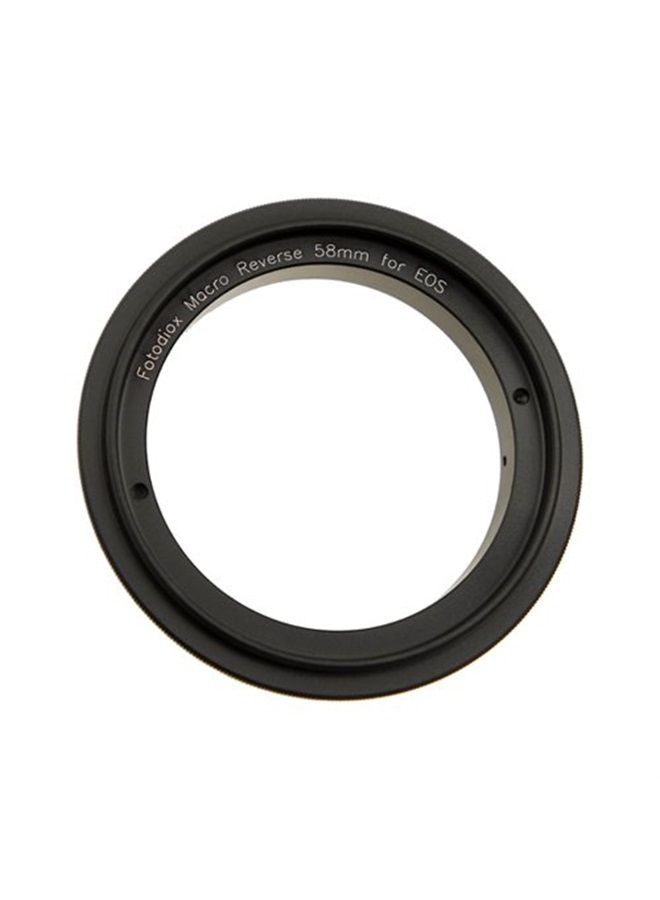 58mm Macro Reverse Adapter for Mounting Lenses with 58mm Filter Threads on Canon EOS EF/EF-s Cameras
