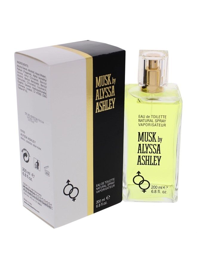 Alyssa Ashley Eau de Toilette Spray for Women, Musk, 6.8 Ounce