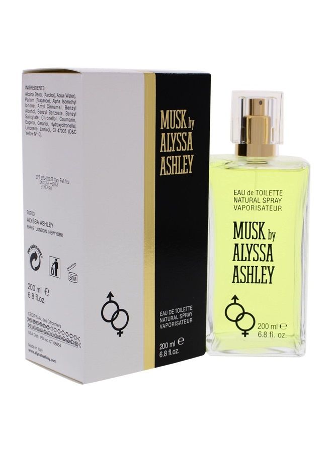 Alyssa Ashley Eau de Toilette Spray for Women, Musk, 6.8 Ounce