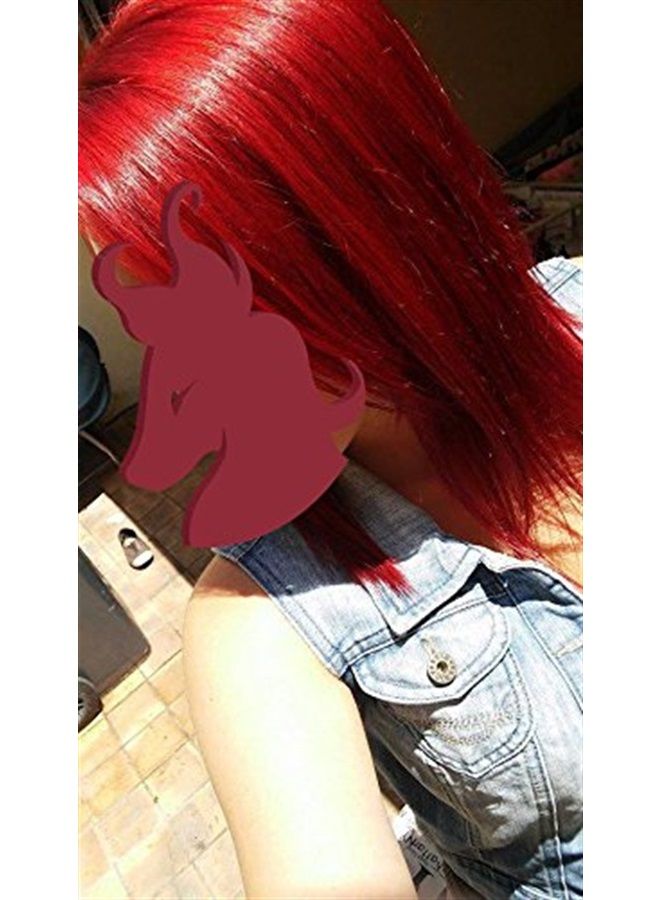 Vegan and Cruelty-Free Semi-Permanent Hair Color Dye (4 Fl Oz, WRATH)