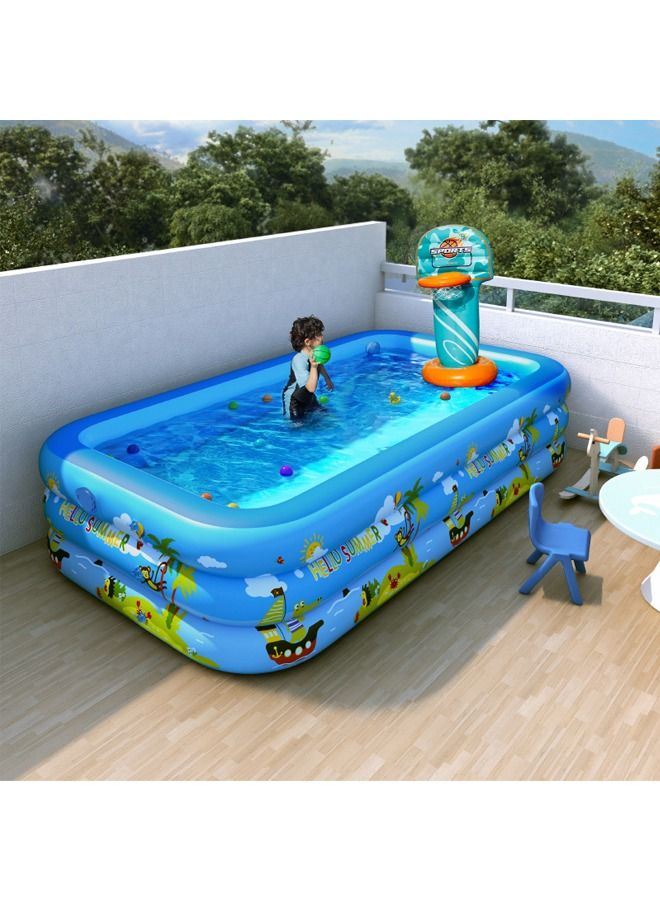 Inflatable 3 Layer Swimming Pool 300 CM