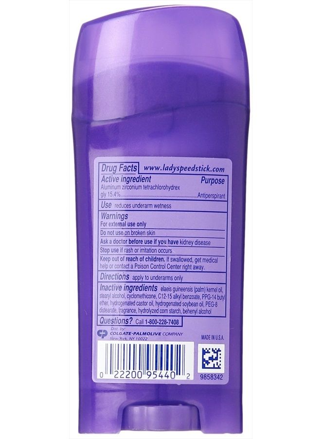 Lady Speed Stick Antiperspirant Deodorant, Invisible, Powder - 2.3 oz, Package may vary