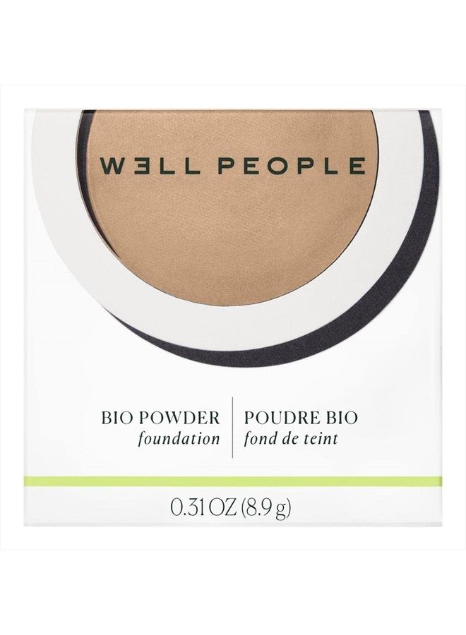 WELL PEOPLE - Bio Pressed Powder Foundation | Clean, Non-Toxic Beauty (6N - Medium Tan, Neutral Undertone)