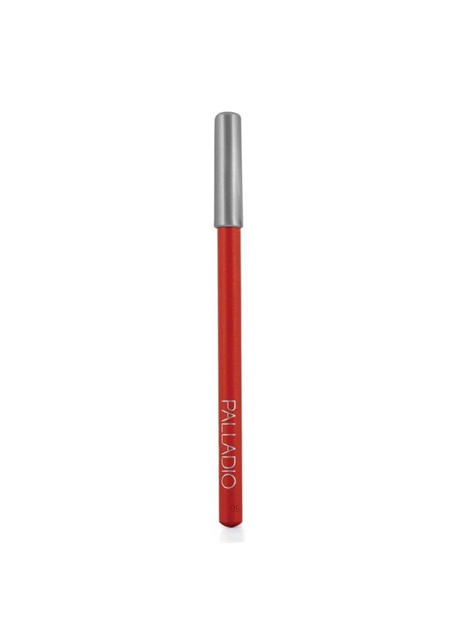 Lip Liner Pencil, Wooden, Firm yet Smooth, Contour and Line with Ease, Perfectly Outlined Lips, Comfortable, Hydrating, Moisturizing, Rich Pigmented Color, Long Lasting, Coral