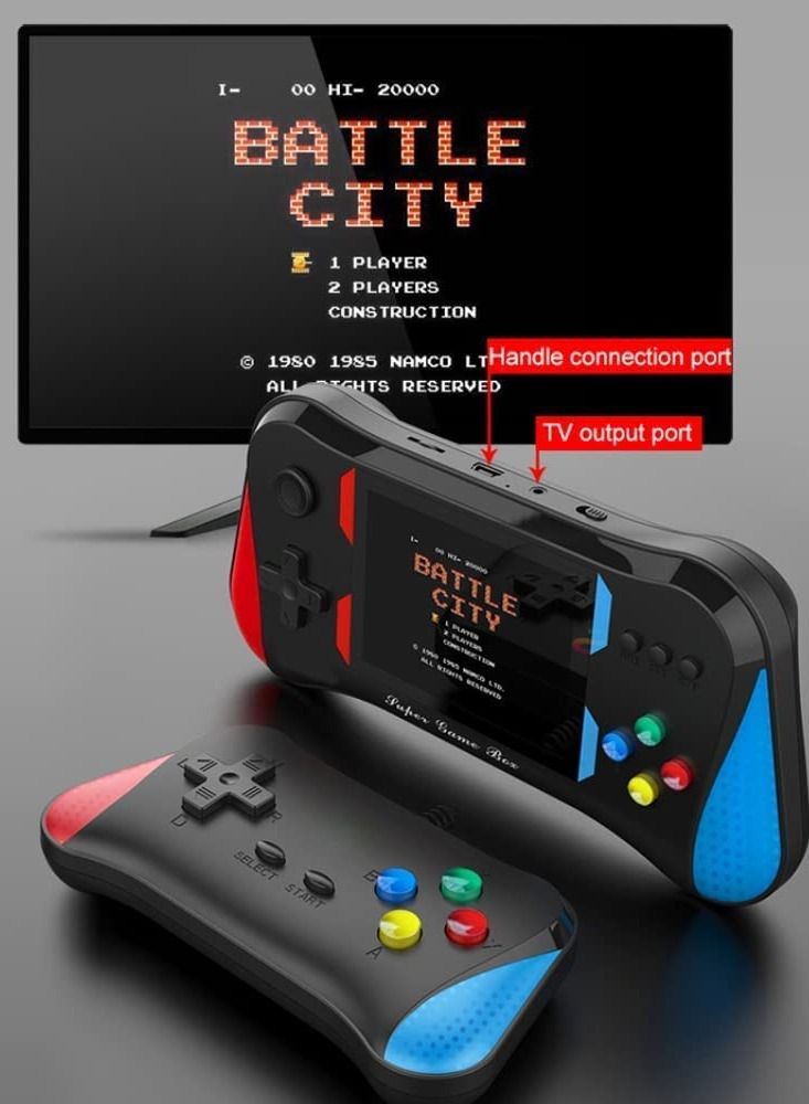 500 In 1 Game Console For Two Player Support Connection TV